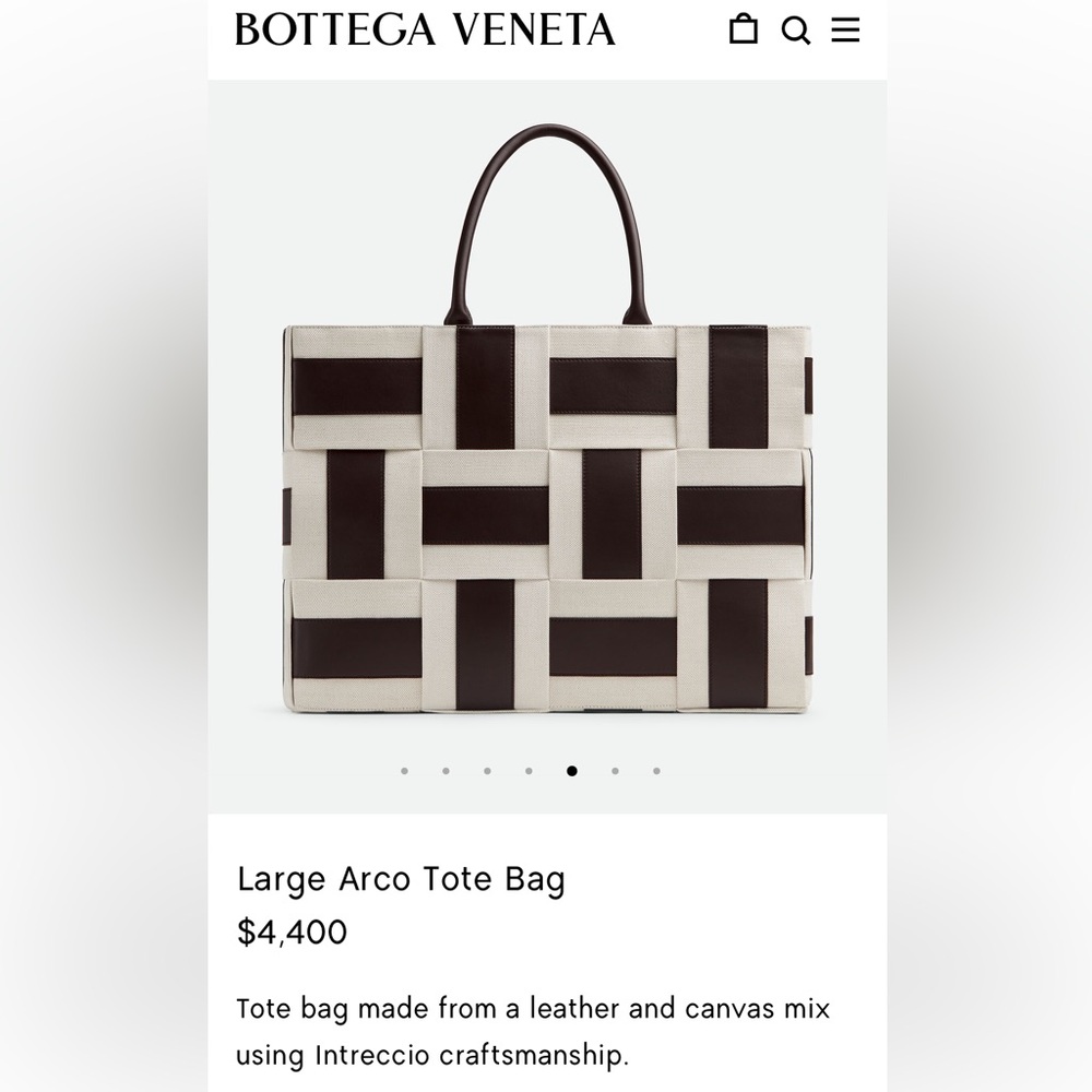 Bottega Veneta large arco tote - like new